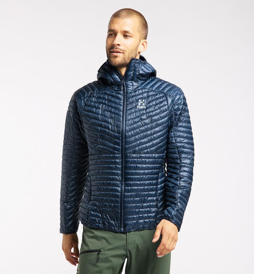 Haglöfs Mens L.I.M Mimic Down Jacket Dark Blue New Zealand 98427TJOF